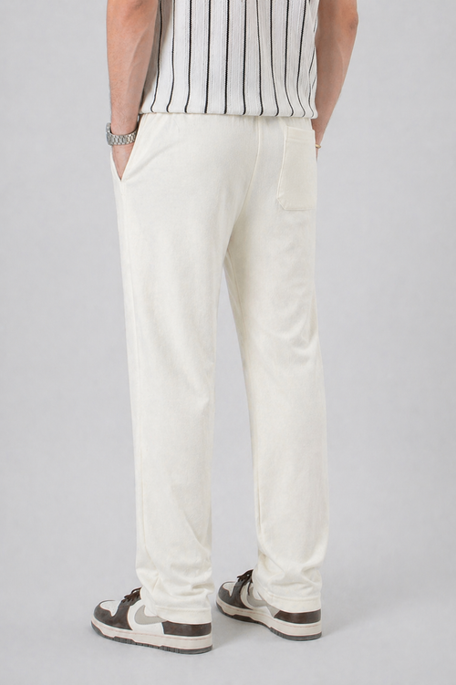 Classic Essential Track Trouser – White