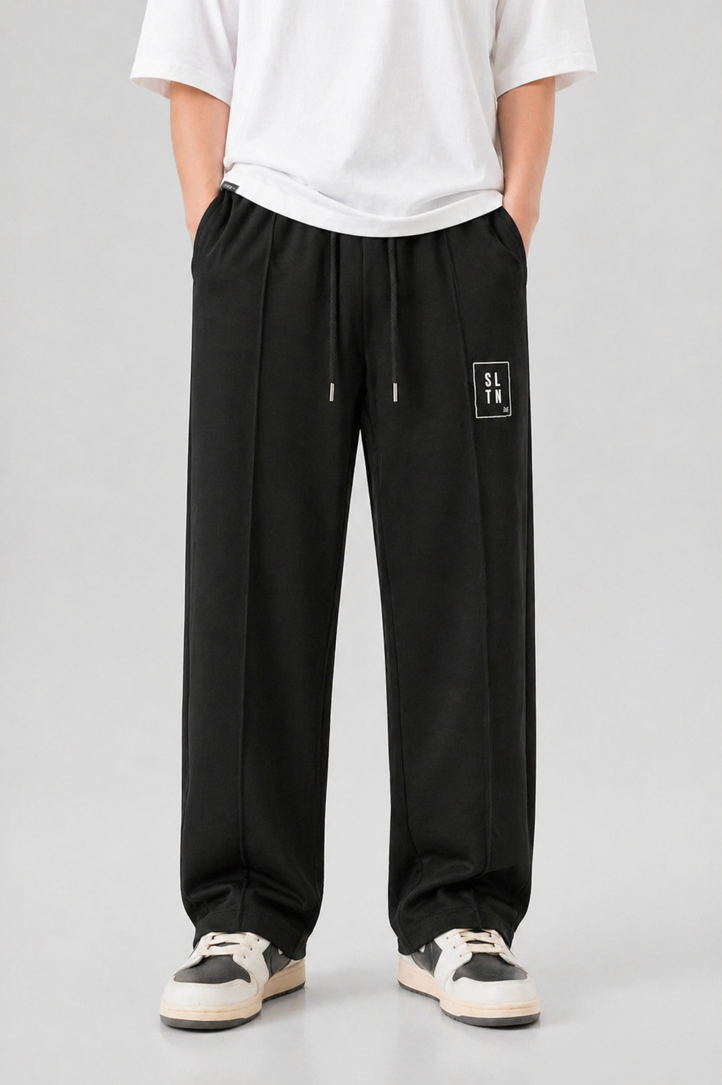 Classic Essential Track Trouser – Jet Black