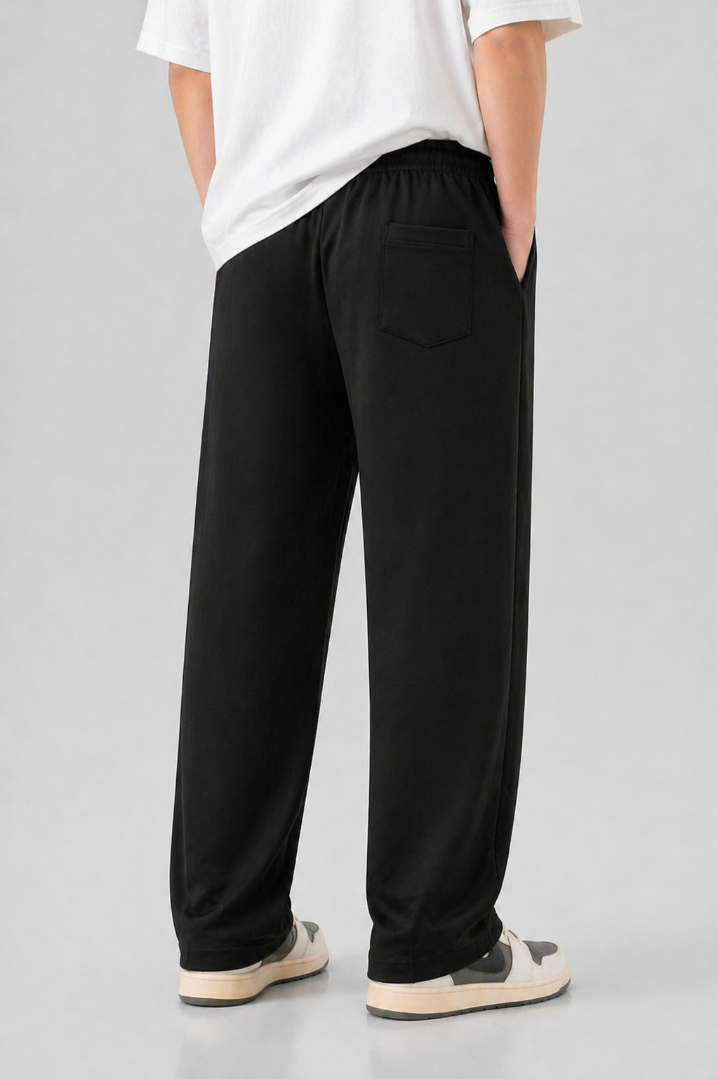 Classic Essential Track Trouser – Jet Black